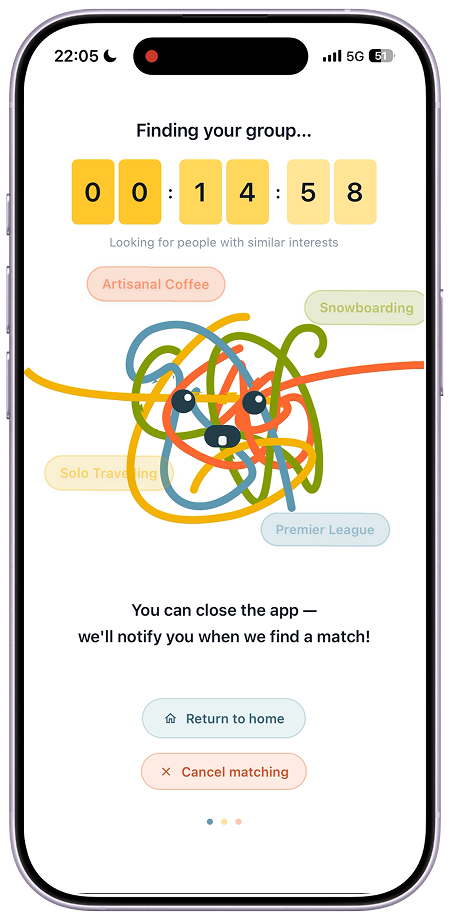 Tangled matching